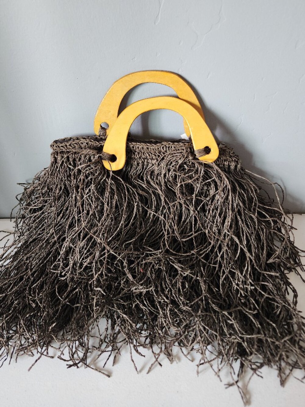 Fringe Straw Beach Bag "NEW" - Picture 11 of 16